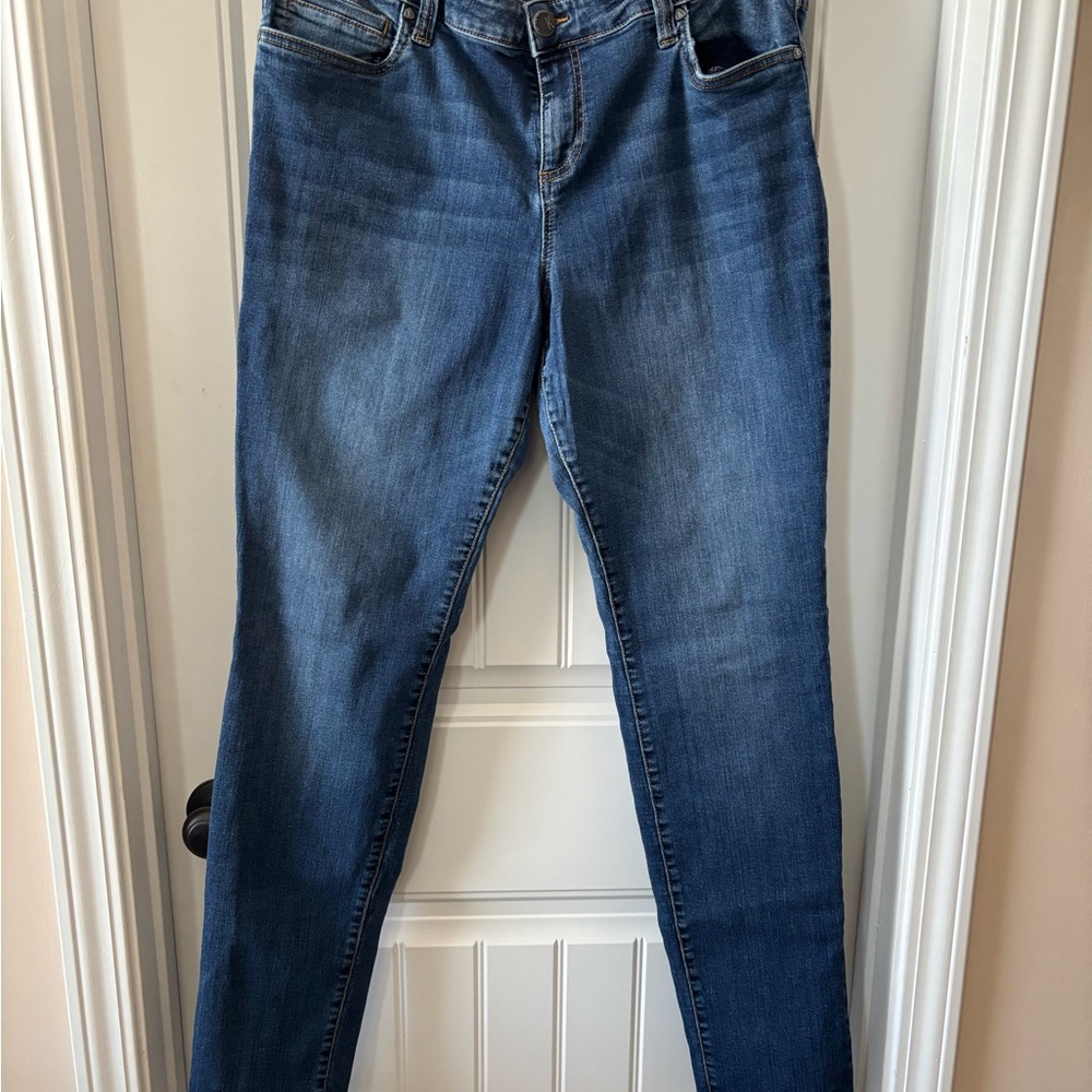 Kut from the Kloth Skinny Blue Jeans with Classic Fit